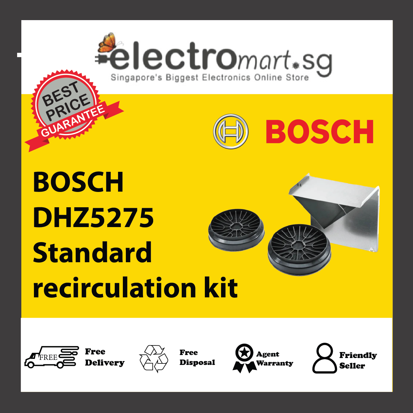 BOSCH DHZ5275 Standard recirculation kit