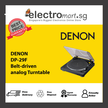 DENON DP-29F Belt-driven analog Turntable