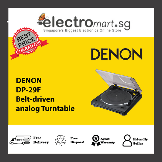 DENON DP-29F Belt-driven analog Turntable