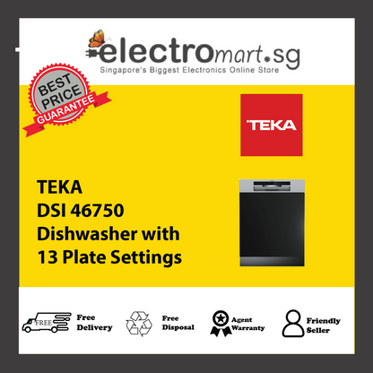 TEKA DSI 46750 Dishwasher with 13 Plate Settings