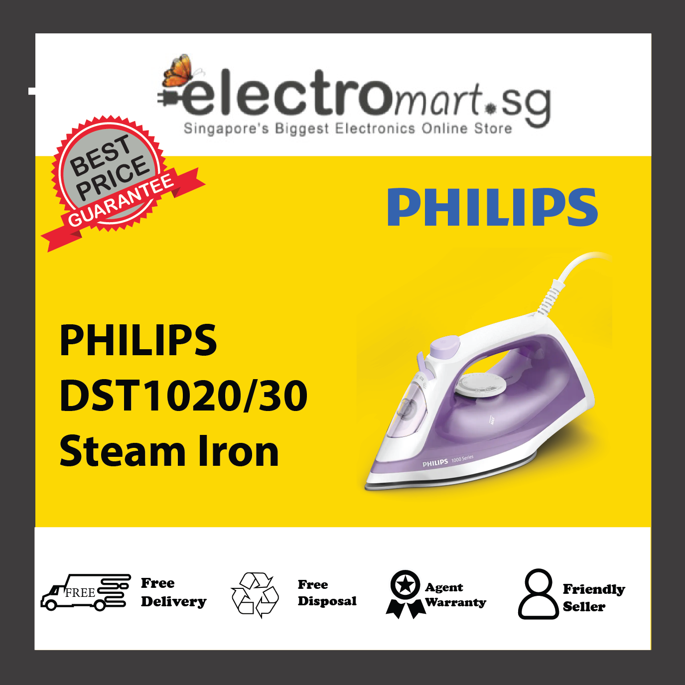 PHILIPS DST1020/30 Steam Iron