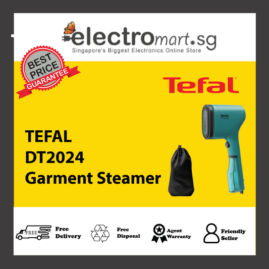 TEFAL DT2024 Pure Pop Handheld Garment Steamer - Green