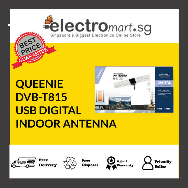 QUEENIE DVB-T815  USB DIGITAL  INDOOR ANTENNA