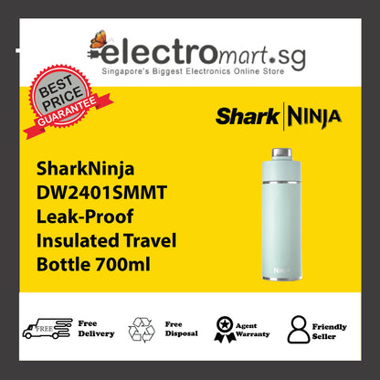 SharkNinja DW2401SMMT Leak-Proof Insulated Travel Bottle 700ml