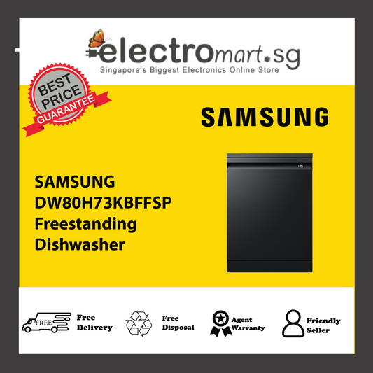 SAMSUNG DW80H73KBFFSP Freestanding Dishwasher