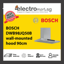 BOSCH DWB98JQ50B Series 6 Wall-mounted Hood 90 cm Stainless steel