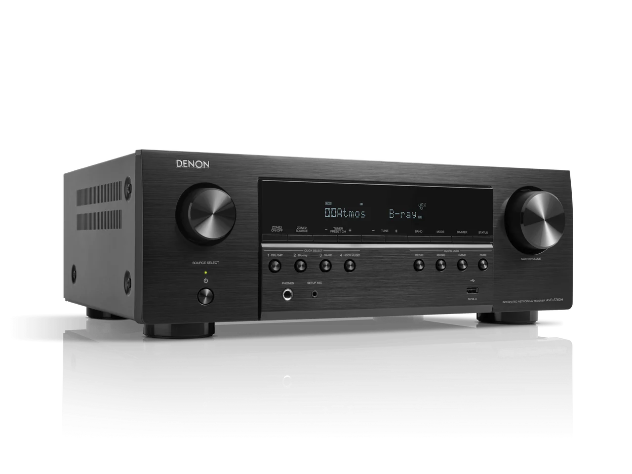 DENON AVR-S760H 7.2 Ch. 75W 8K AV Receiver