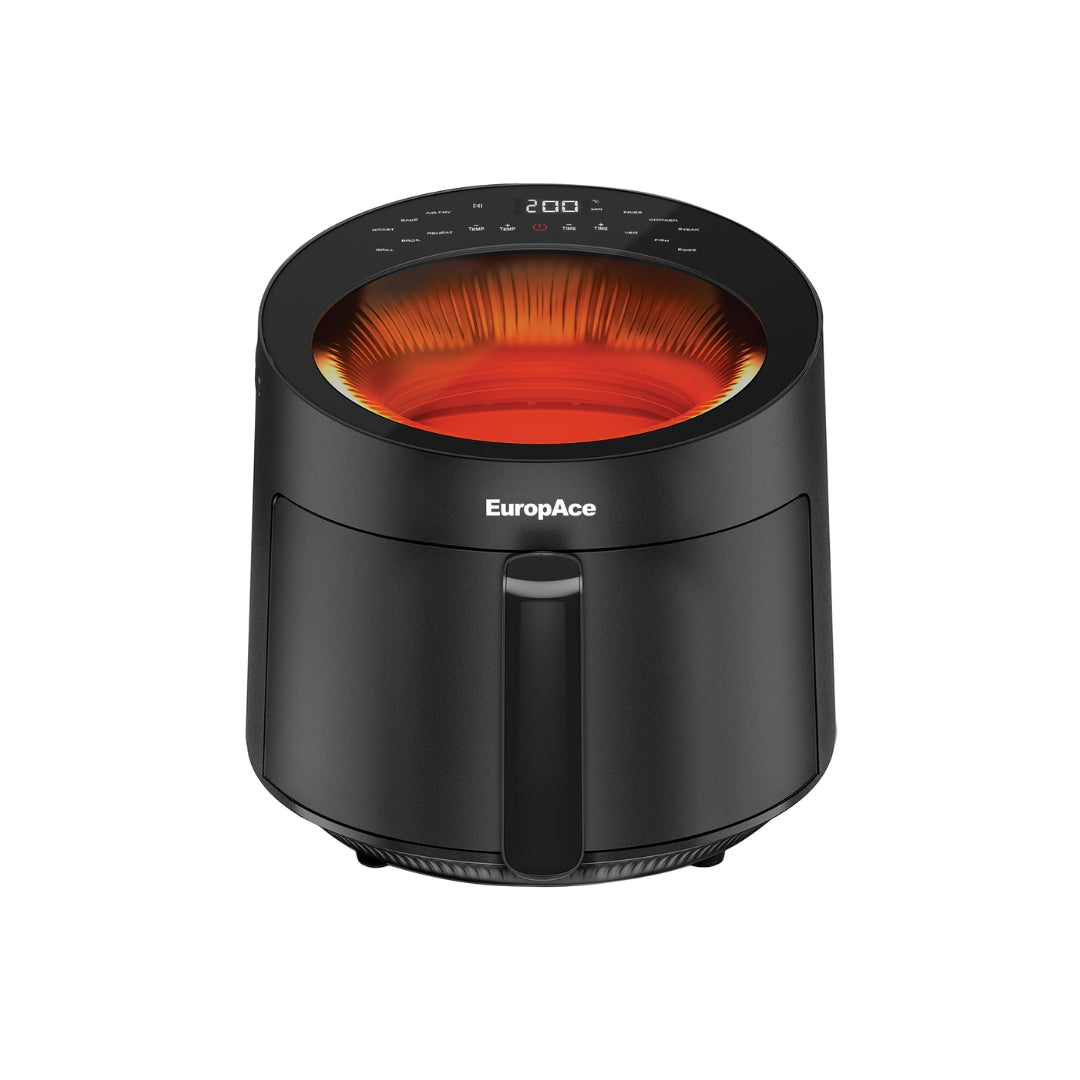 EUROPACE EAF9501DBK Lumi Bladeless Air Fryer 5L