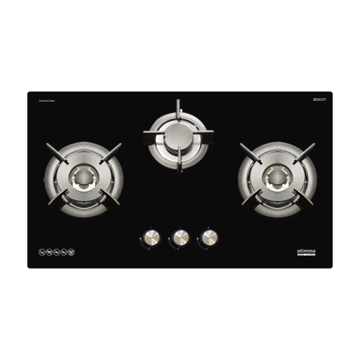 EUROPACE EBH6391S Built-In Gas Hob (3 burner) 90cm