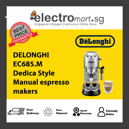 DELONGHI EC685.M Dedica Style  Manual espresso makers