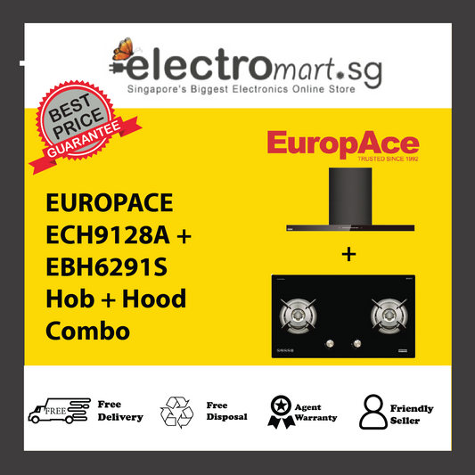EUROPACE ECH9128A + EBH6291S Hob + Hood  Combo