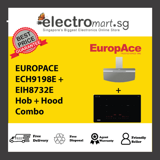 EUROPACE ECH9198E + EIH8732E Hob + Hood  Combo