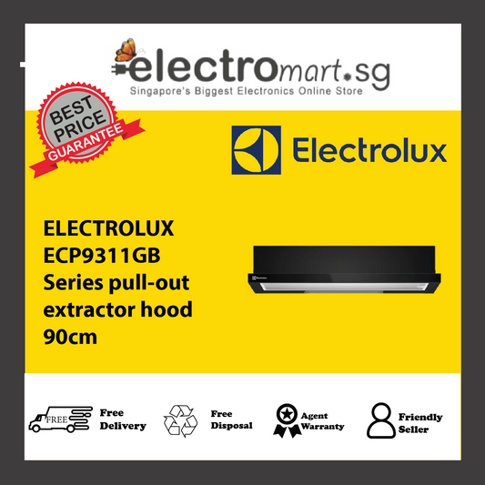 ELECTROLUX ECP9311GB Series pull-out extractor hood 90cm