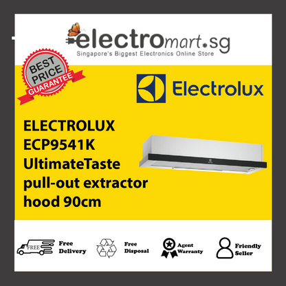 ELECTROLUX ECP9541K UltimateTaste pull-out extractor hood 90cm