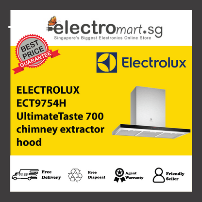 ELECTROLUX ECT9754H UltimateTaste 700 chimney extractor hood