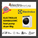 ELECTROLUX EDH803J5WC 8KG UltimateCare 500 Heat Pump Dryer