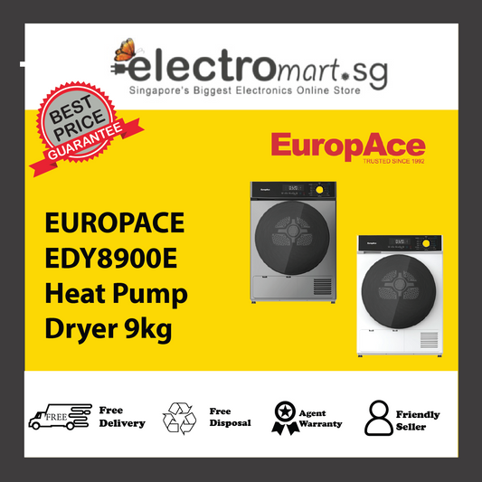 EUROPACE EDY8900E Heat Pump Dryer 9kg