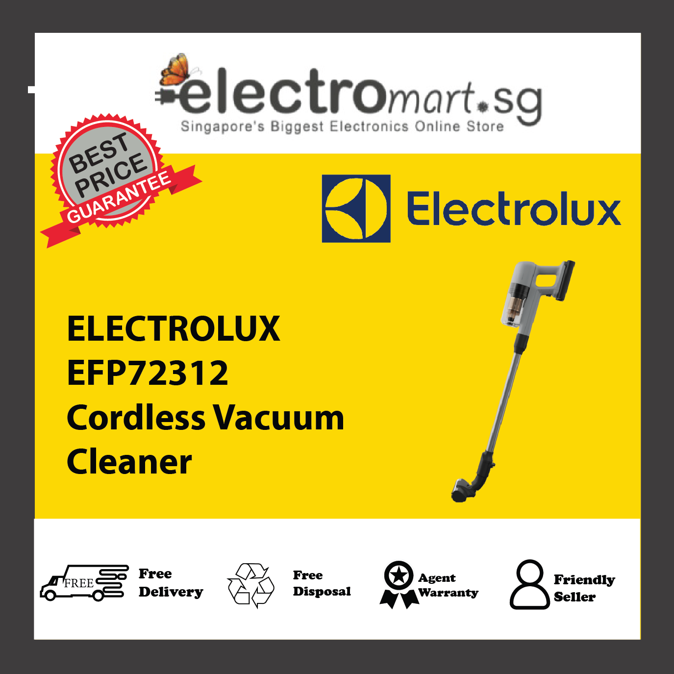 ELECTROLUX EFP72312 Cordless Vacuum Cleaner
