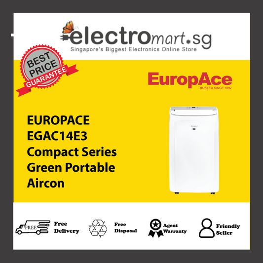 EUROPACE EGAC14E3 Compact Series Green Portable Aircon