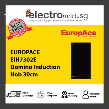 EUROPACE EIH7302E Domino Induction Hob 30cm