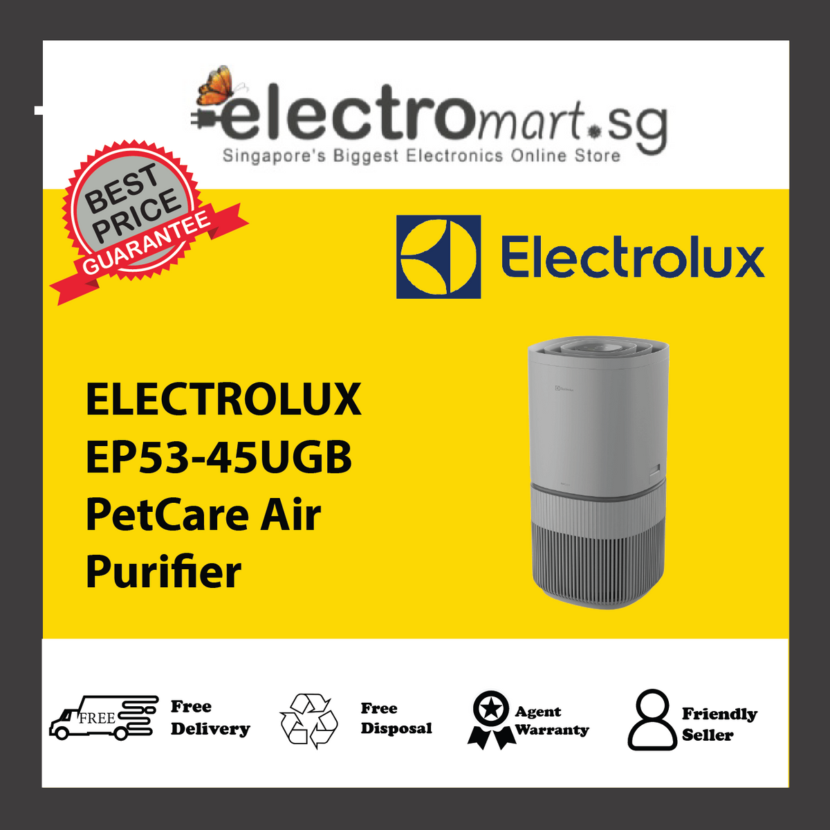 ELECTROLUX EP53-45UGB PetCare Air Purifier