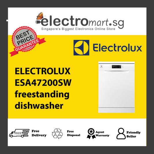 ELECTROLUX ESA47200SW (White) freestanding dishwasher  with 13 place settings