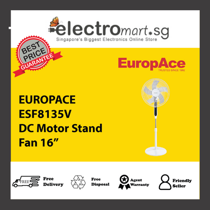 EUROPACE ESF8135V DC Motor Stand Fan 16”