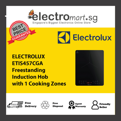 ELECTROLUX ETIS457CGA Freestanding Induction Hob with 1 Cooking Zones