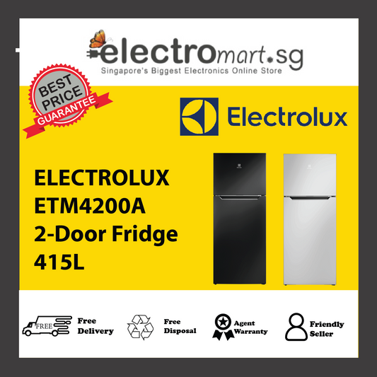 ELECTROLUX ETM4200A 2-Door Fridge 415L