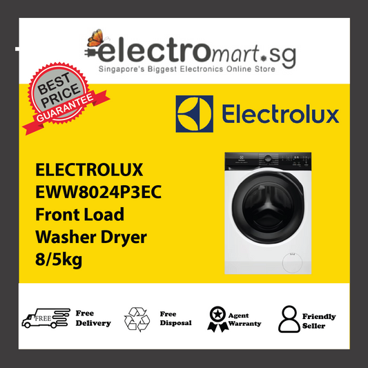ELECTROLUX EWW8024P3EC Front Load Washer Dryer 8/5kg