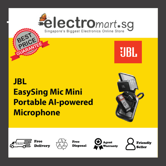 JBL EasySing Mic Mini Portable AI-powered Microphone