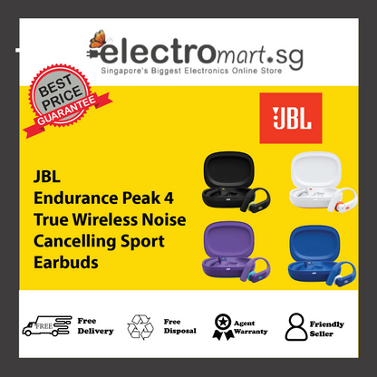 JBL Endurance Peak 4 True Wireless Noise Cancelling Sport Earbuds