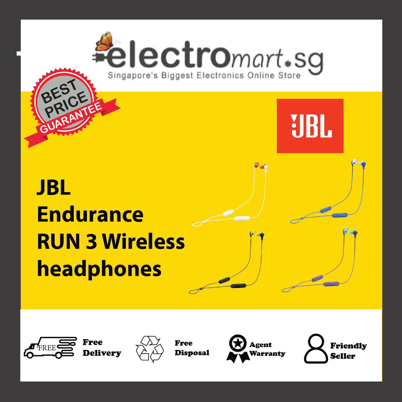 JBL Endurance RUN 3 Wireless headphones