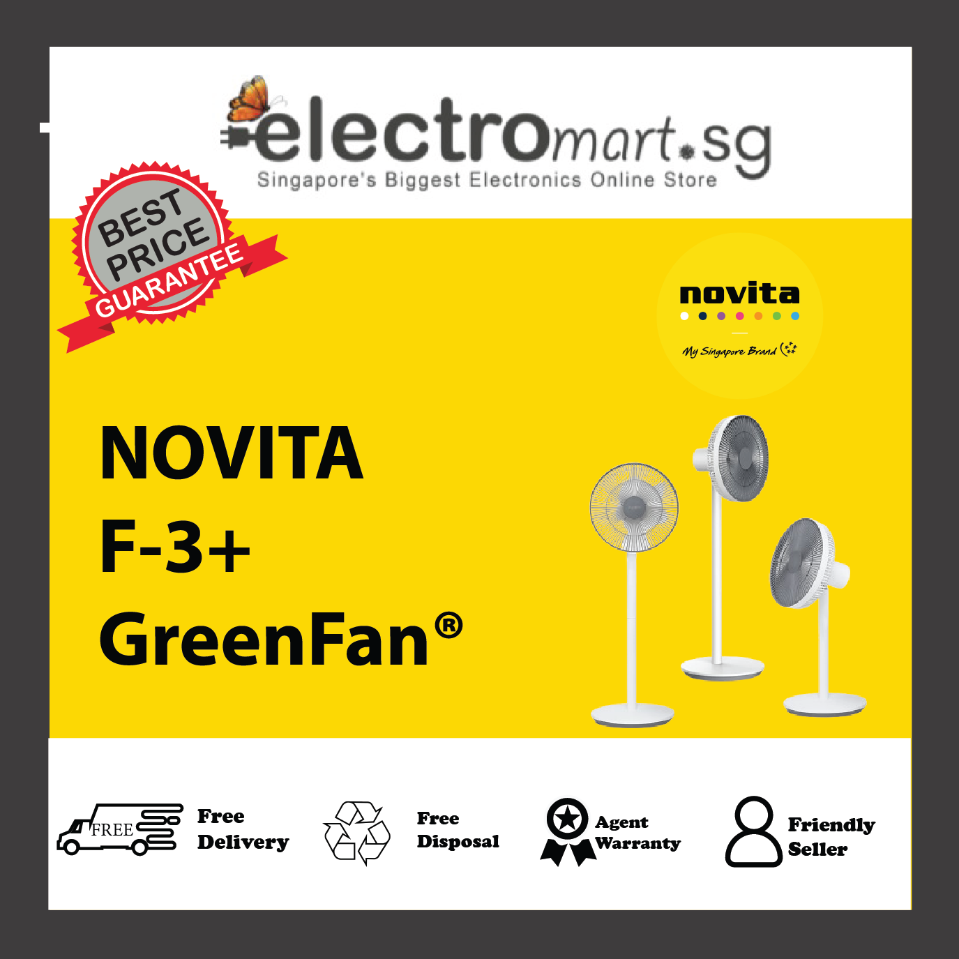NOVITA F-3+ GreenFan®