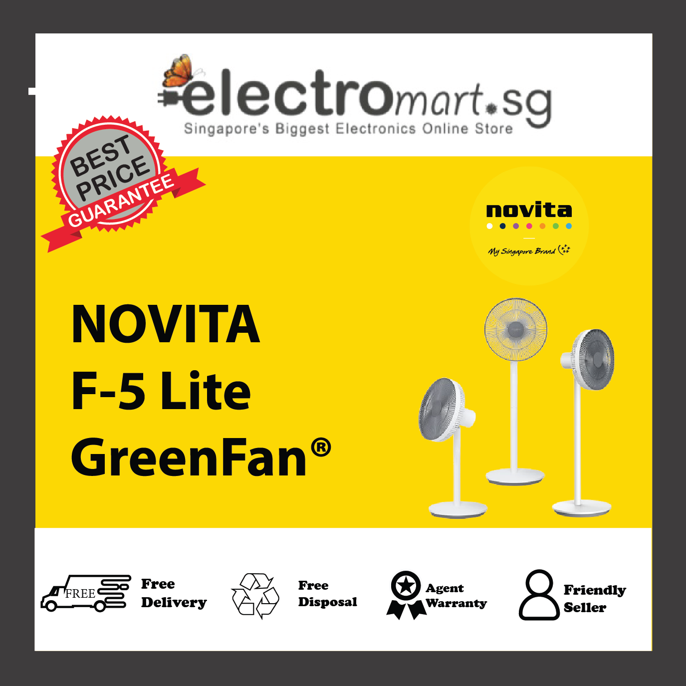 NOVITA F-5 Lite/Twin Pack GreenFan®