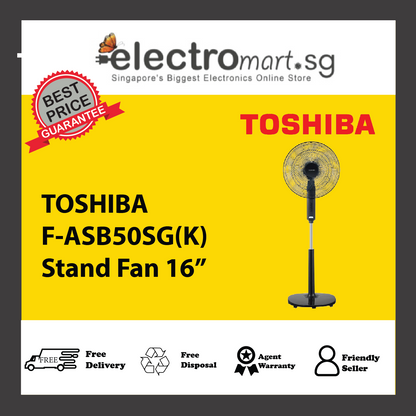 TOSHIBA F-ASB50SG(K) Stand Fan 16”