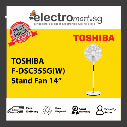 TOSHIBA F-DSC35SG(W) Stand Fan 14”