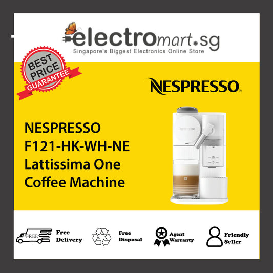 NESPRESSO F121-HK-WH-NE Lattissima One Coffee Machine