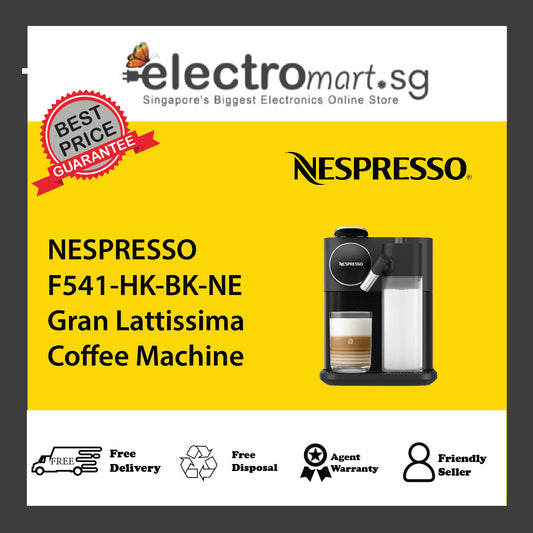 NESPRESSO F541-HK-BK-NE Gran Lattissima Coffee Machine