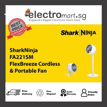 SharkNinja FA221SM FlexBreeze Cordless & Portable Fan
