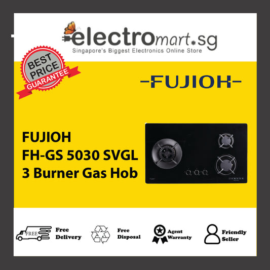 FUJIOH FH-GS 5030 SVGL 3 Burner Gas Hob