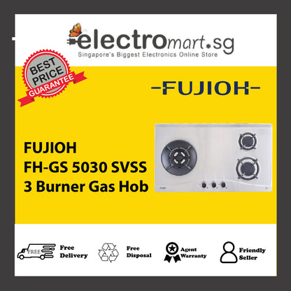 FUJIOH FH-GS 5030 SVSS 3 Burner Gas Hob