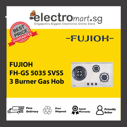 FUJIOH FH-GS 5035 SVSS 3 Burner Gas Hob