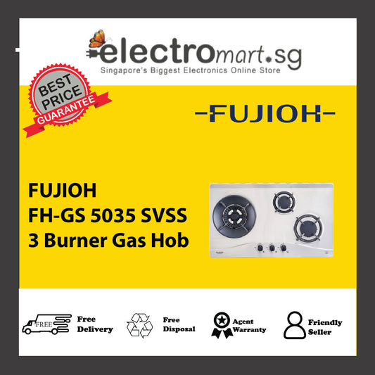 FUJIOH FH-GS 5035 SVSS 3 Burner Gas Hob