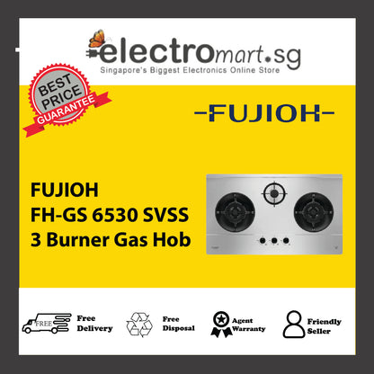 FUJIOH FH-GS 6530 SVSS 3 Burner Gas Hob