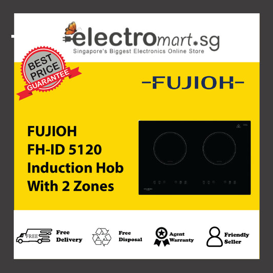 FUJIOH FH-ID 5120 Induction Hob With 2 Zones