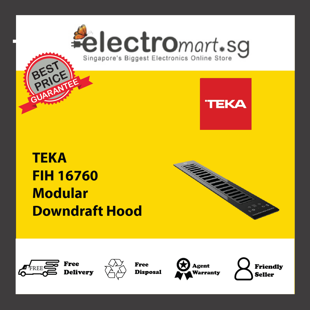 TEKA FIH 16760 Modular Downdraft Hood
