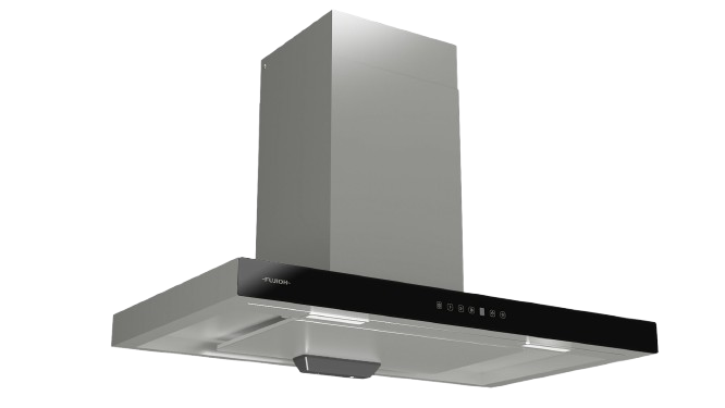 FUJIOH MT 1990 V Chimney Cooker Hood With Glass Panel