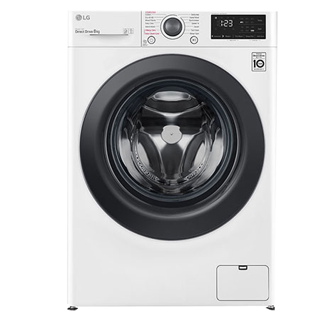 LG FV1208S5W Front Load Washer 8kg