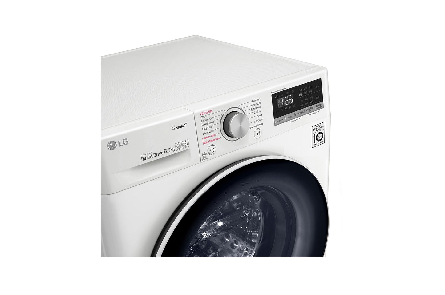 LG FV1285S4W Front Load Washer 8.5kg